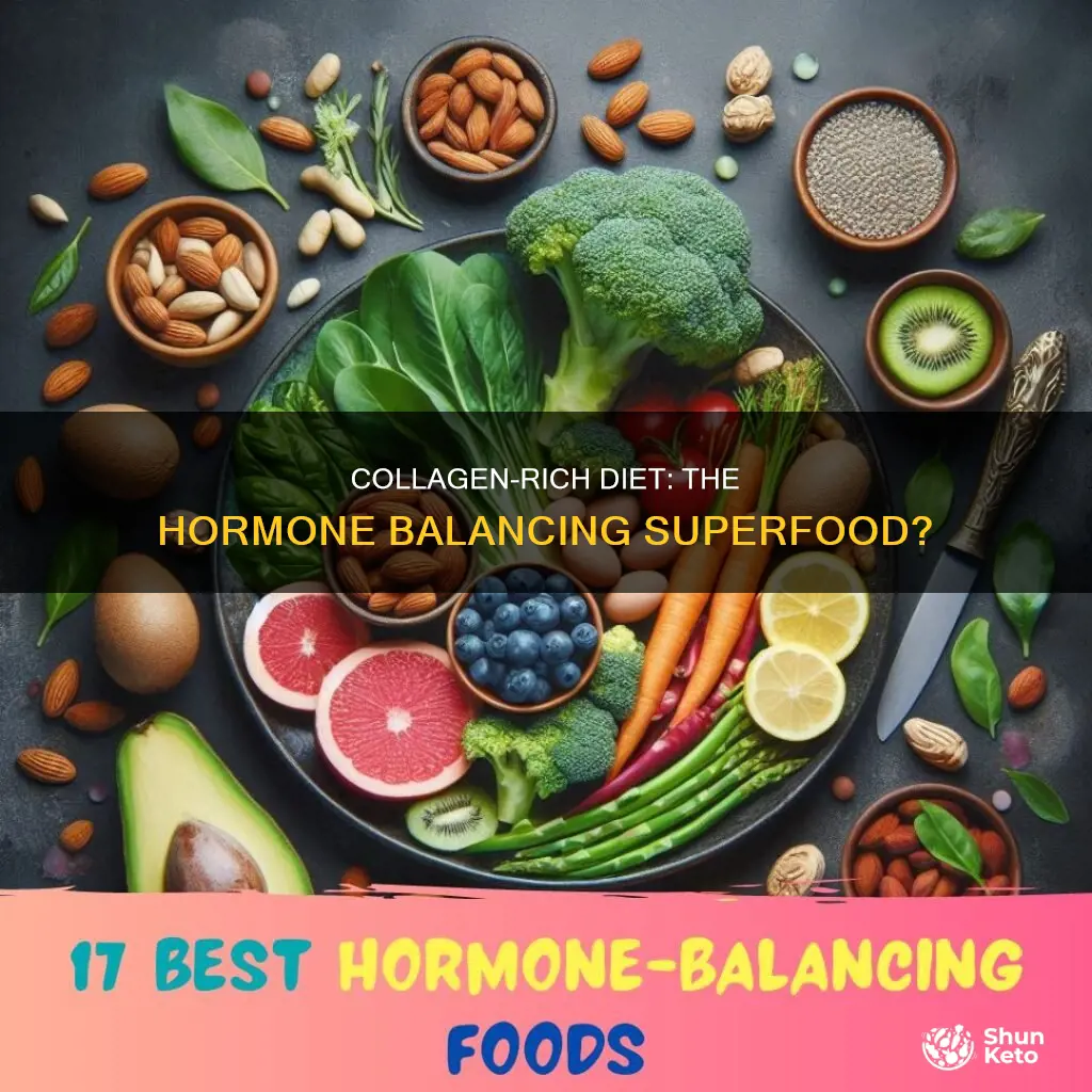 does adding collogen to diet help with hormone balance