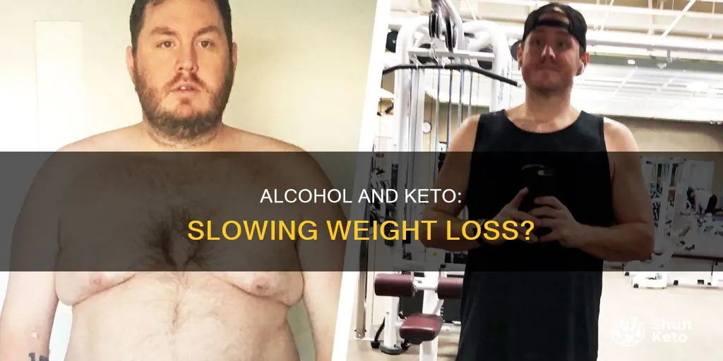 does alcohol slow down weight loss on keto