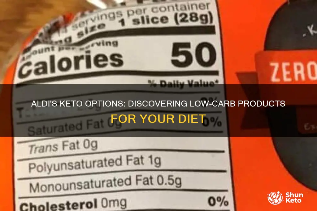 does aldi sell keto products