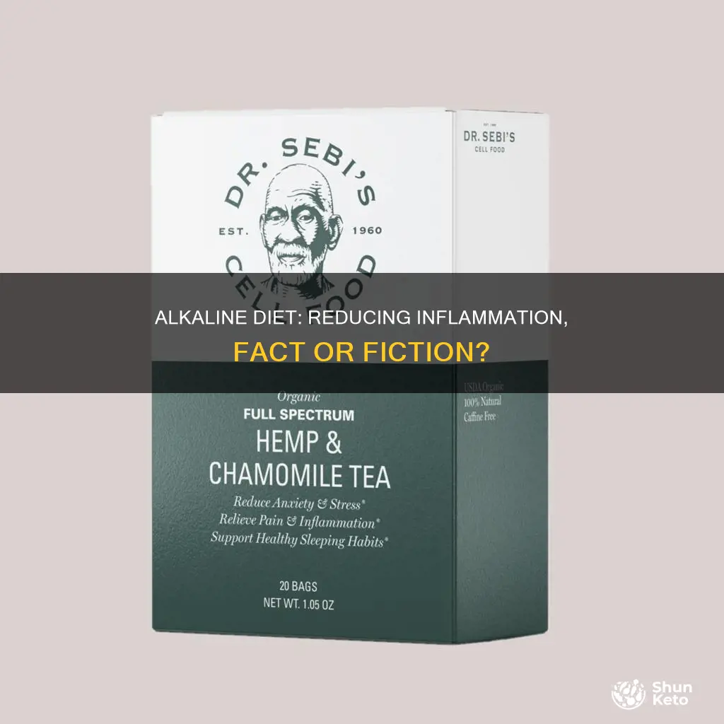 does alkaline diet help inflammation