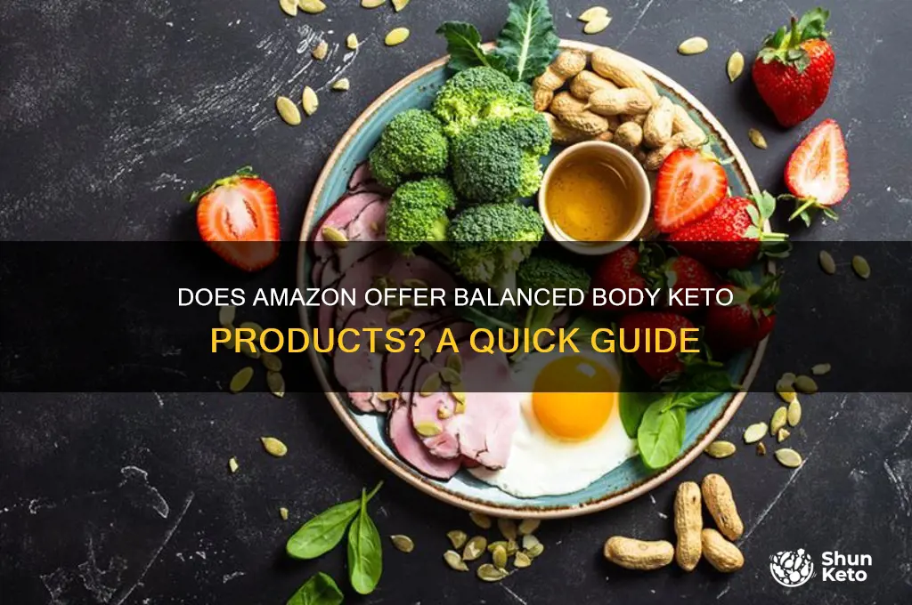 does amazon sell balanced body keto