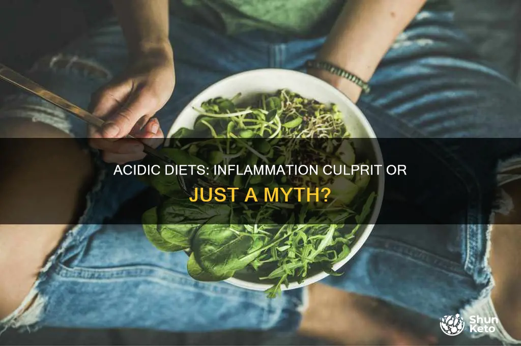 does an acidic diet cause inflammation