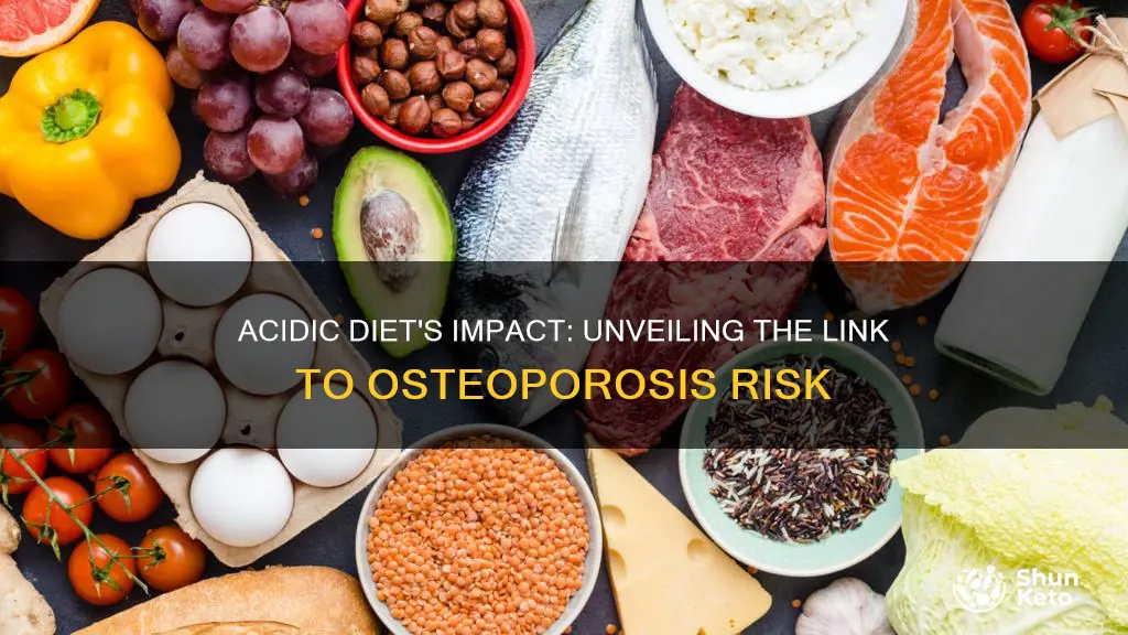 does an acidic diet increase risk for osteoporosis