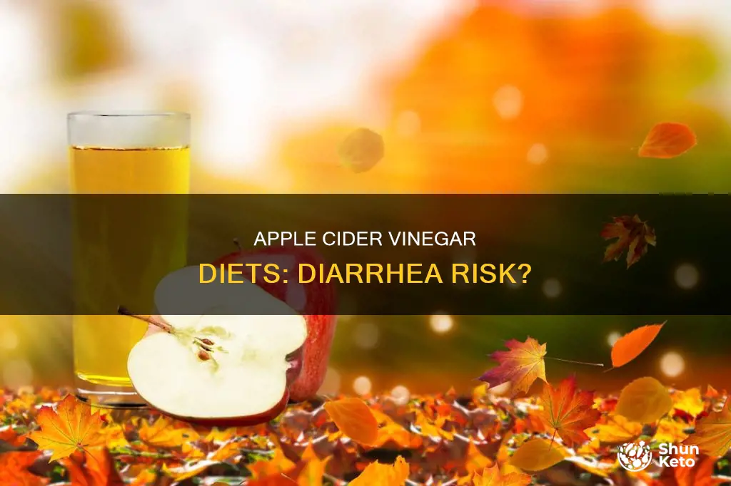 does apple cider vinegar diet cause diarrhea