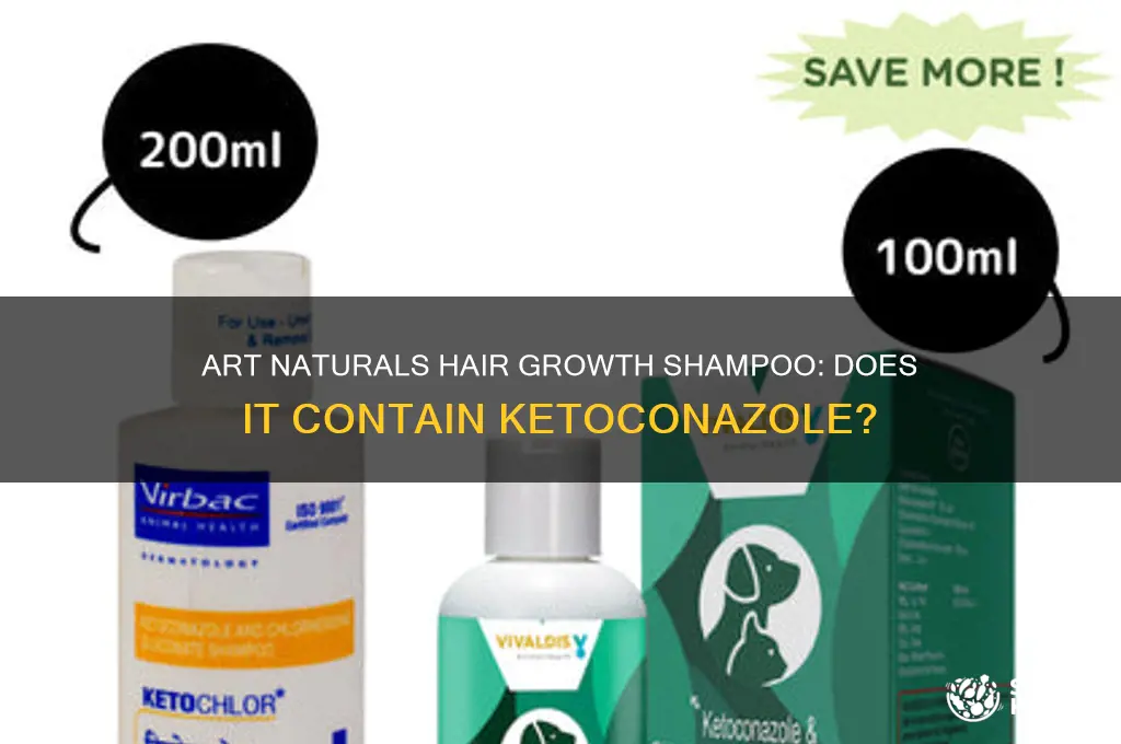 does art naturals hair growth shampoo have keta