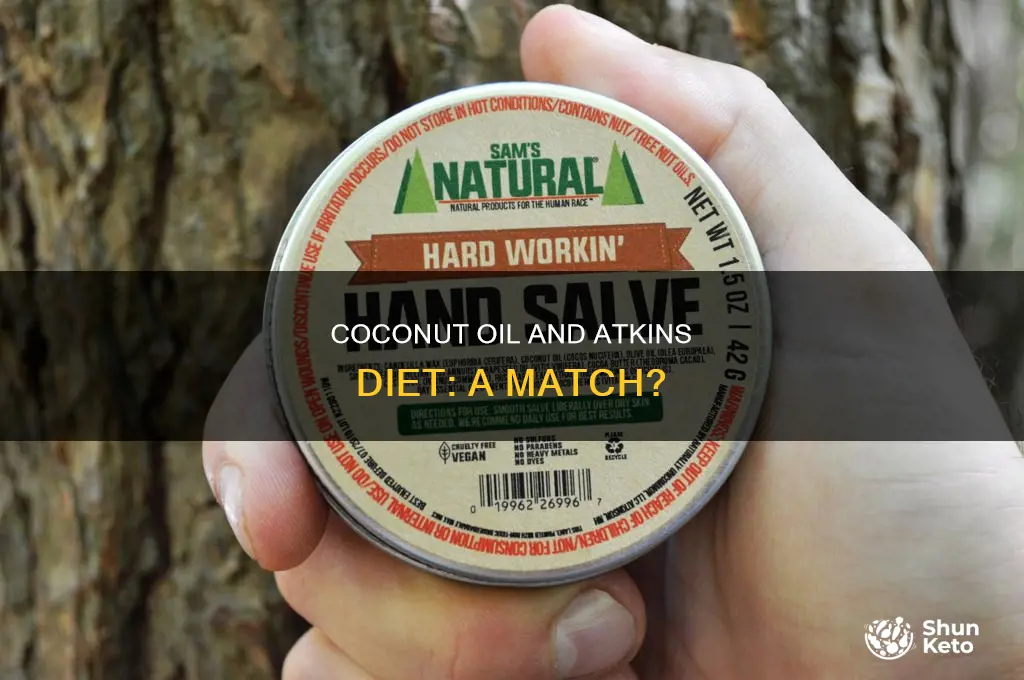 does atkins diet allow coconut oil