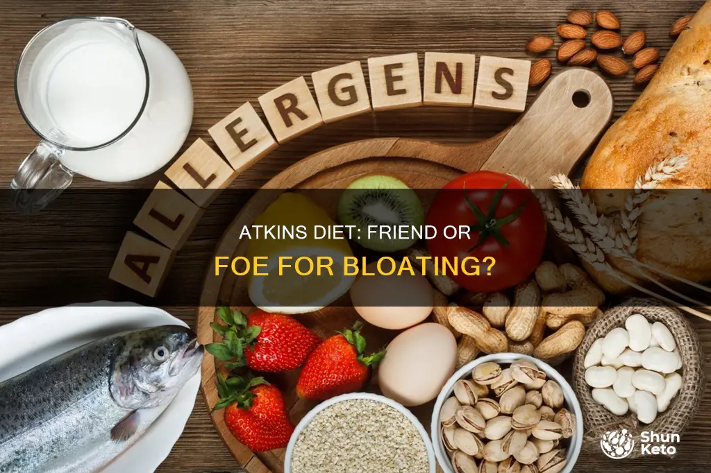 does atkins diet cause bloating