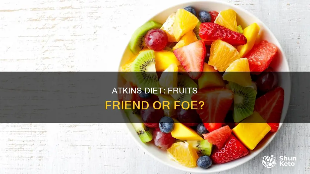 does atkins diet include fruit