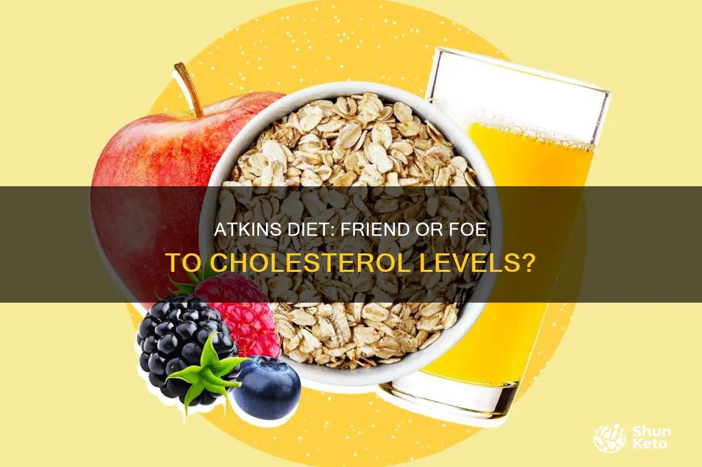 does atkins diet increase cholesterol