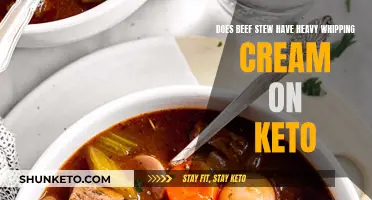 Beef Stew's Heavy Whipping Cream: Keto-Friendly or Not?