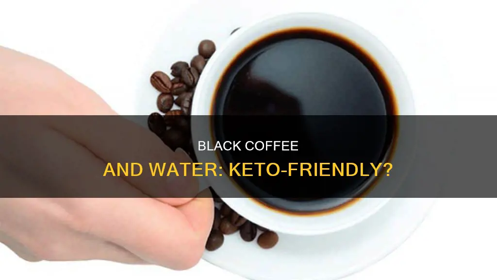 does black coffee count as water in keto