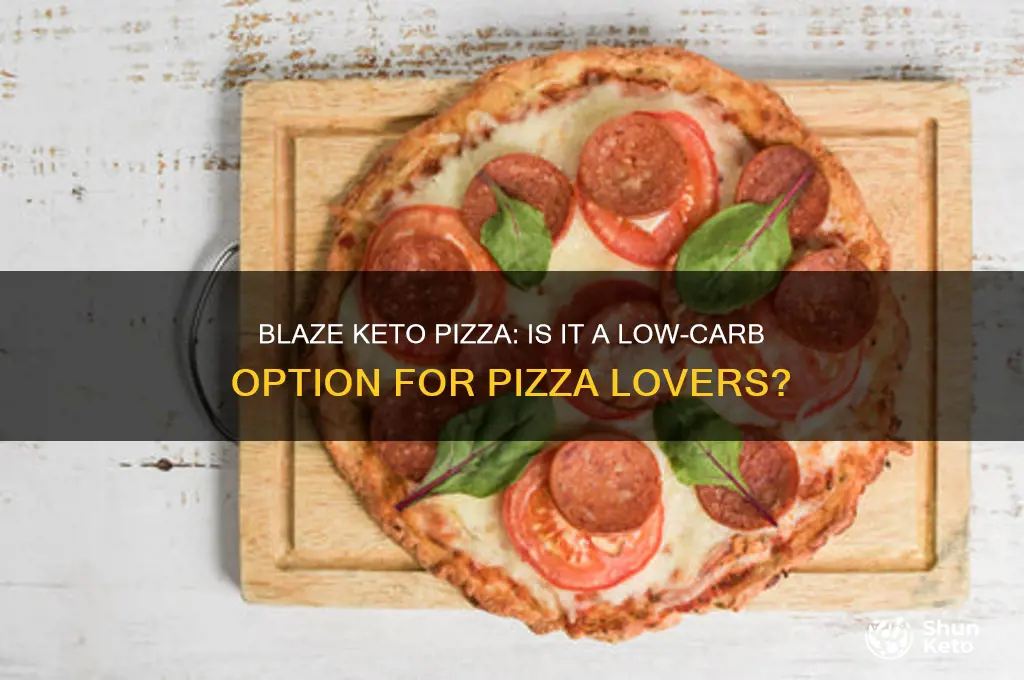 does blaze have keto pizza