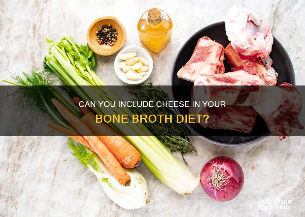 does bone broth diet use cheese
