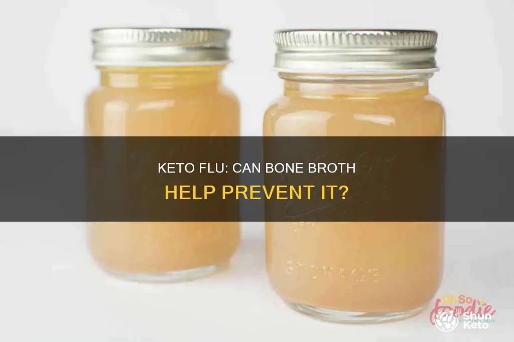 does bone broth prevent keto flu