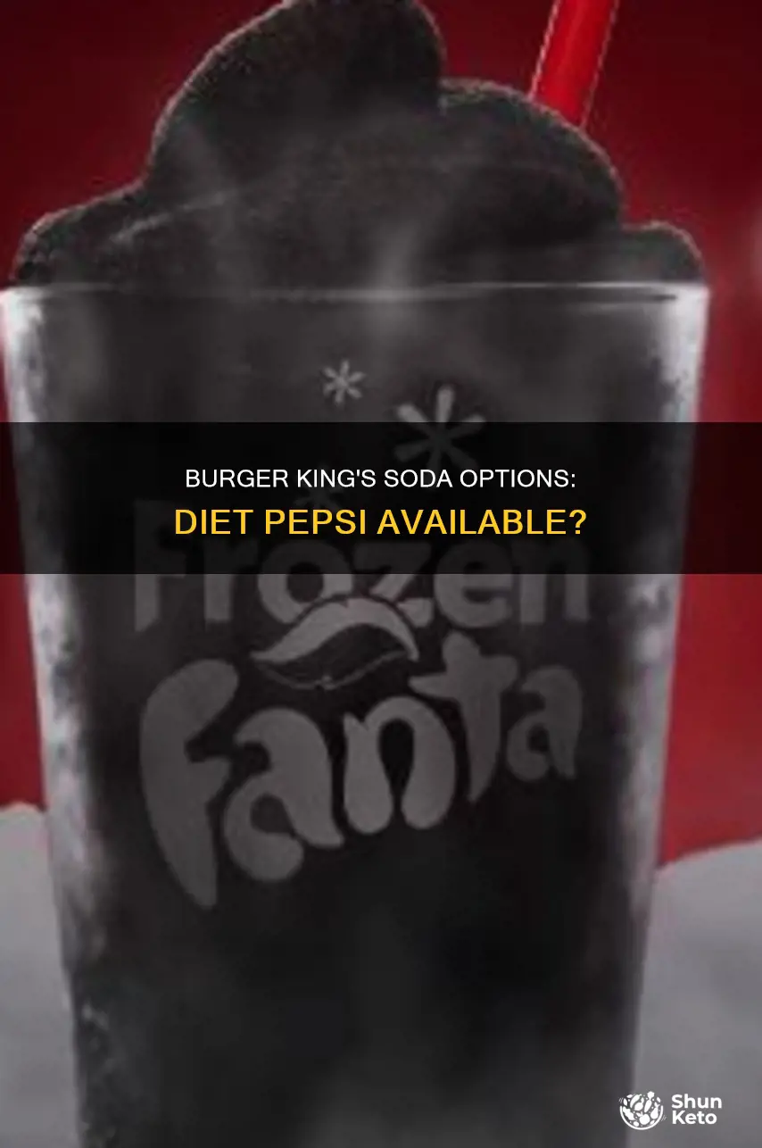 does burger king have diet pepsi