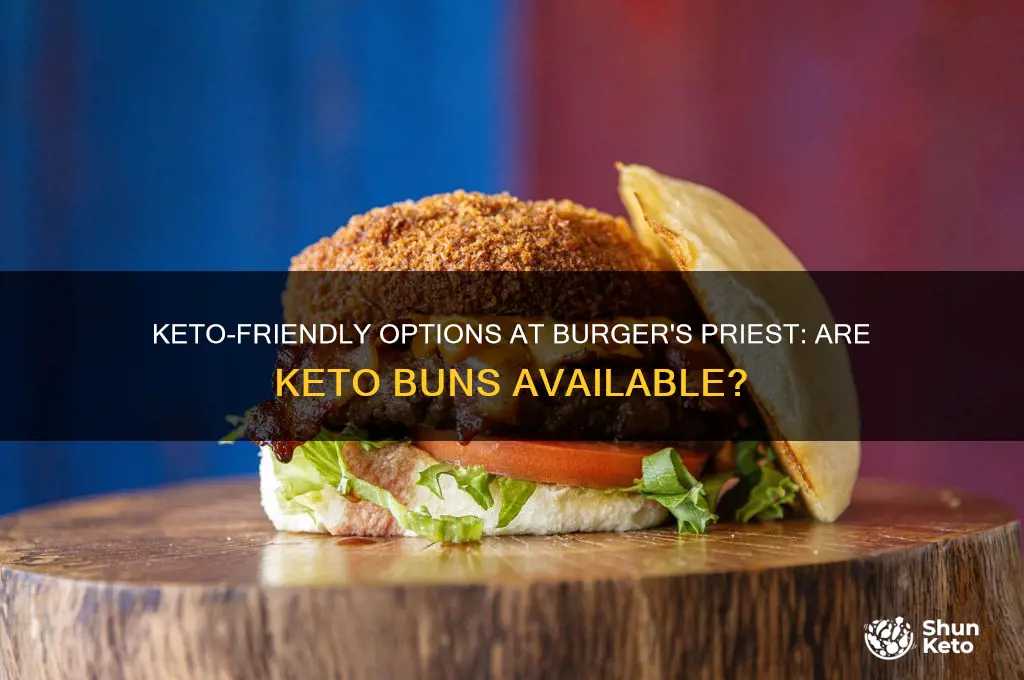 does burgers priest have keto buns