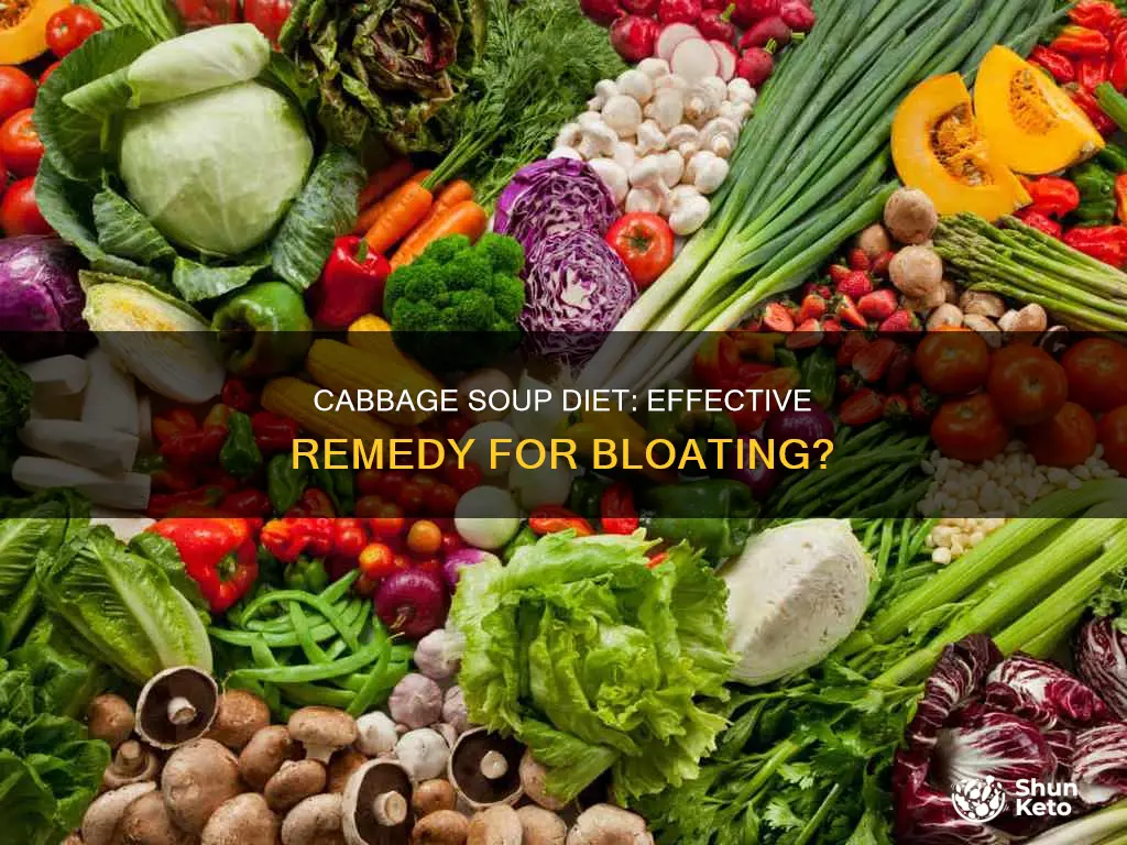 does cabbage soup diet help with bloating
