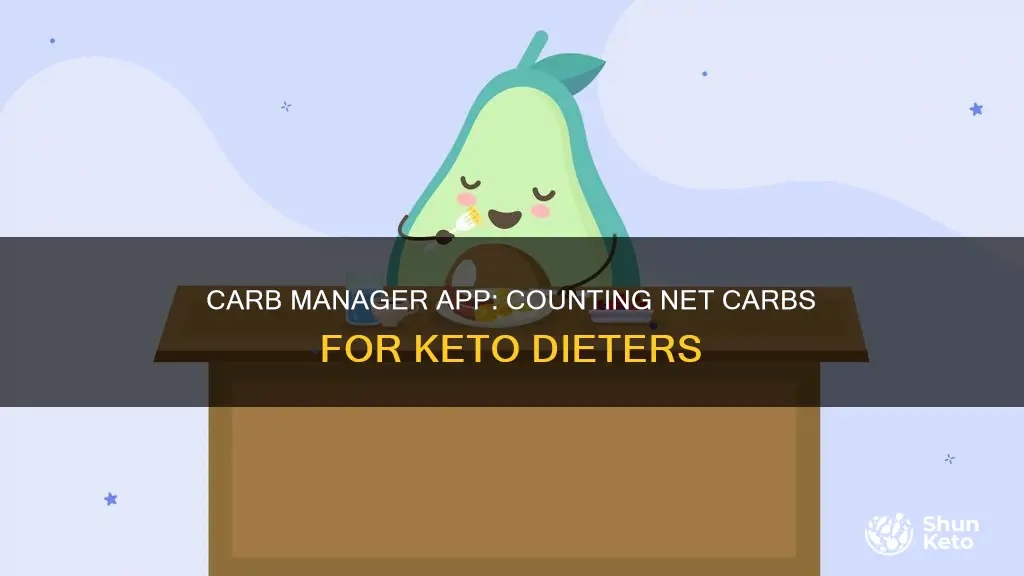 does carb manager app for keto measure net carbs