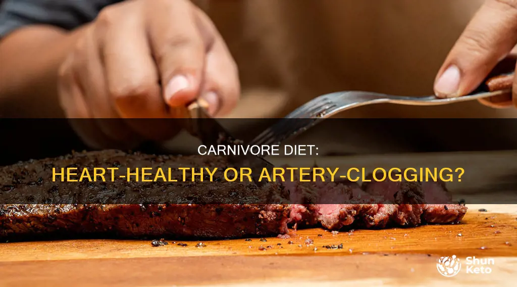does carnivore diet clog arteries