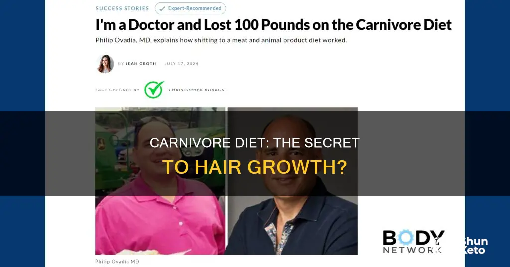 does carnivore diet help hair growth