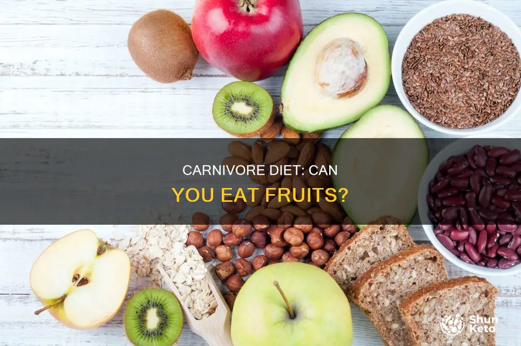 does carnivore diet include fruit