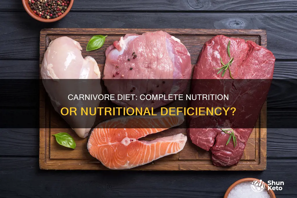 does carnivore diet provide complete nutritiin