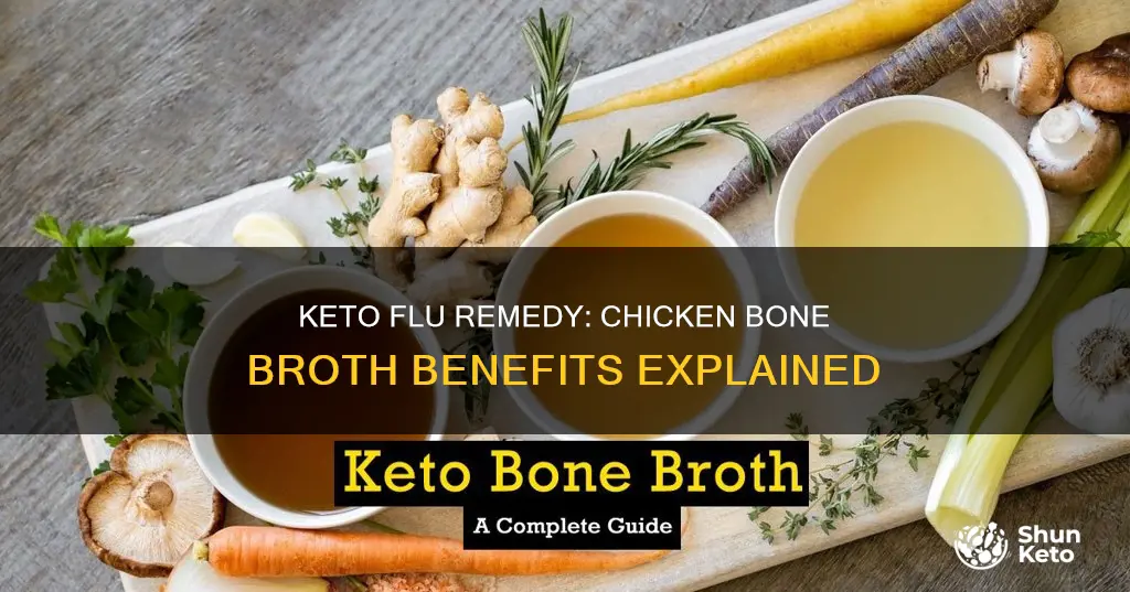 does chicken bone broth help with keto flu