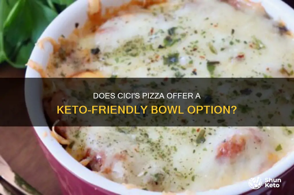 does cici have a keto bowl