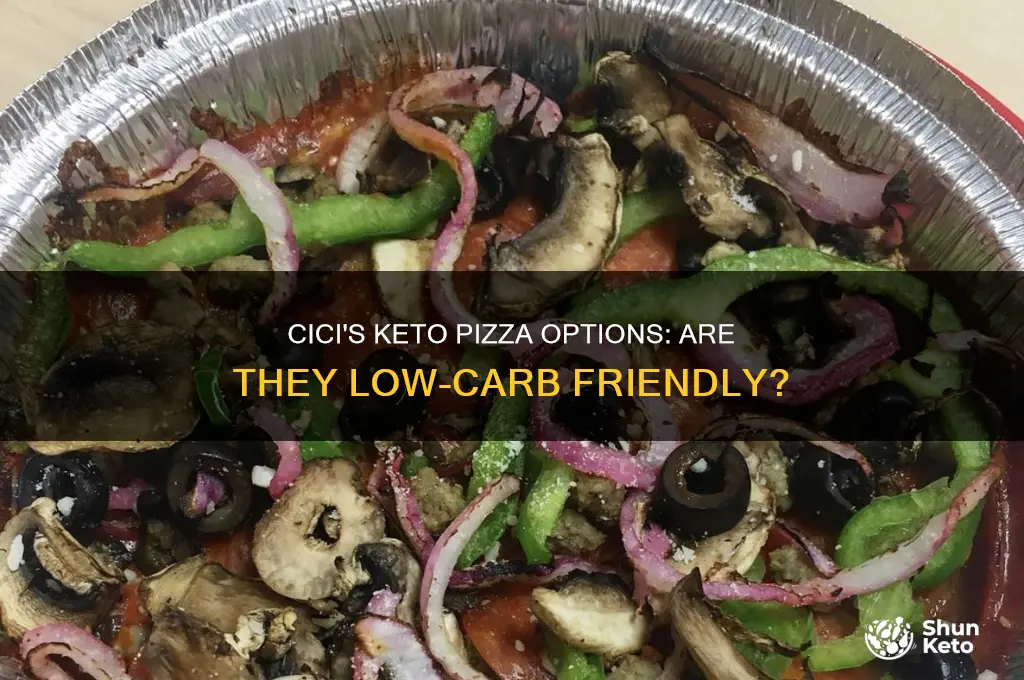 does cicis have keto pizza