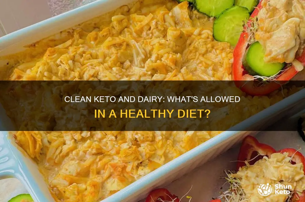 does clean keto include dairy