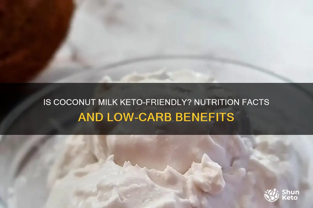does coconut milk keto