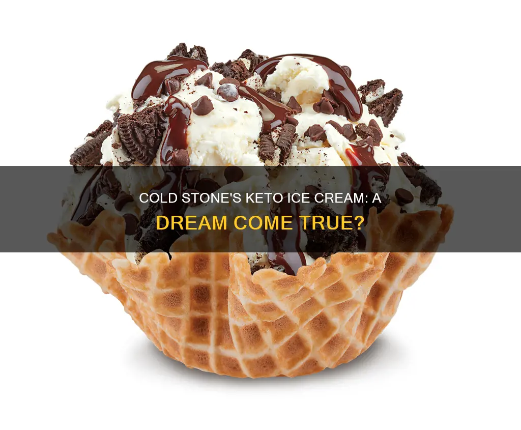 does cold stone have keto ice cream