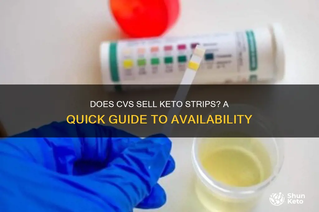 does cvs sell keto strips