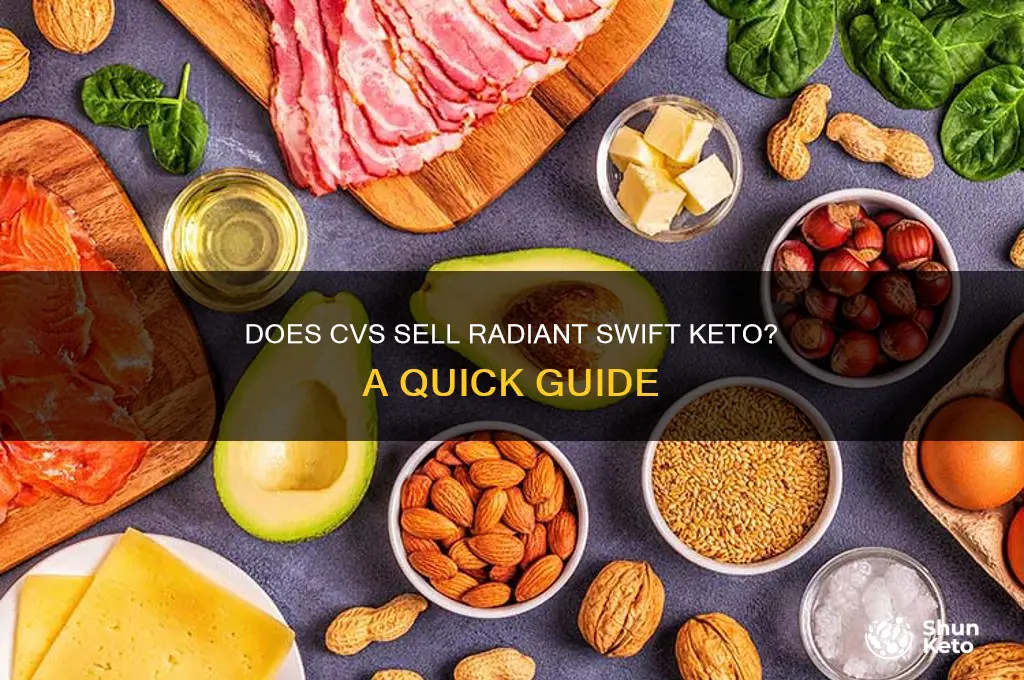 does cvs sell radient swift keto