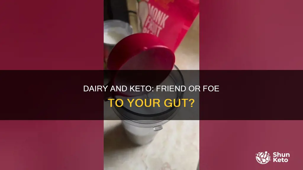 does dairy cause bloating on keto