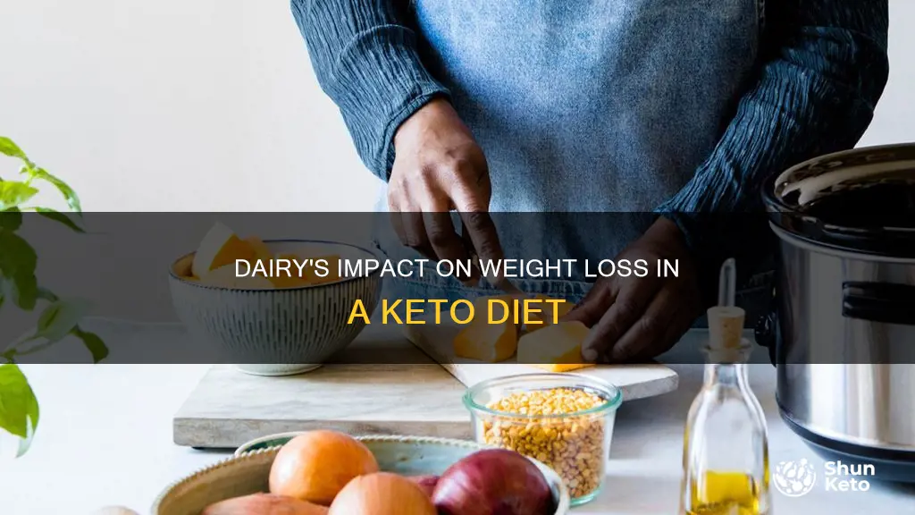 does dairy slow down weight loss on keto