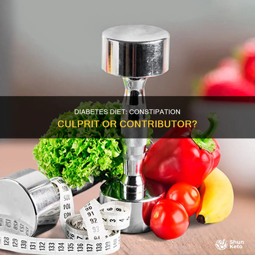 does diabetes diet cause constipation