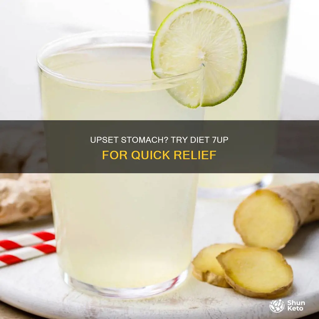 does diet 7up help an upset stomach