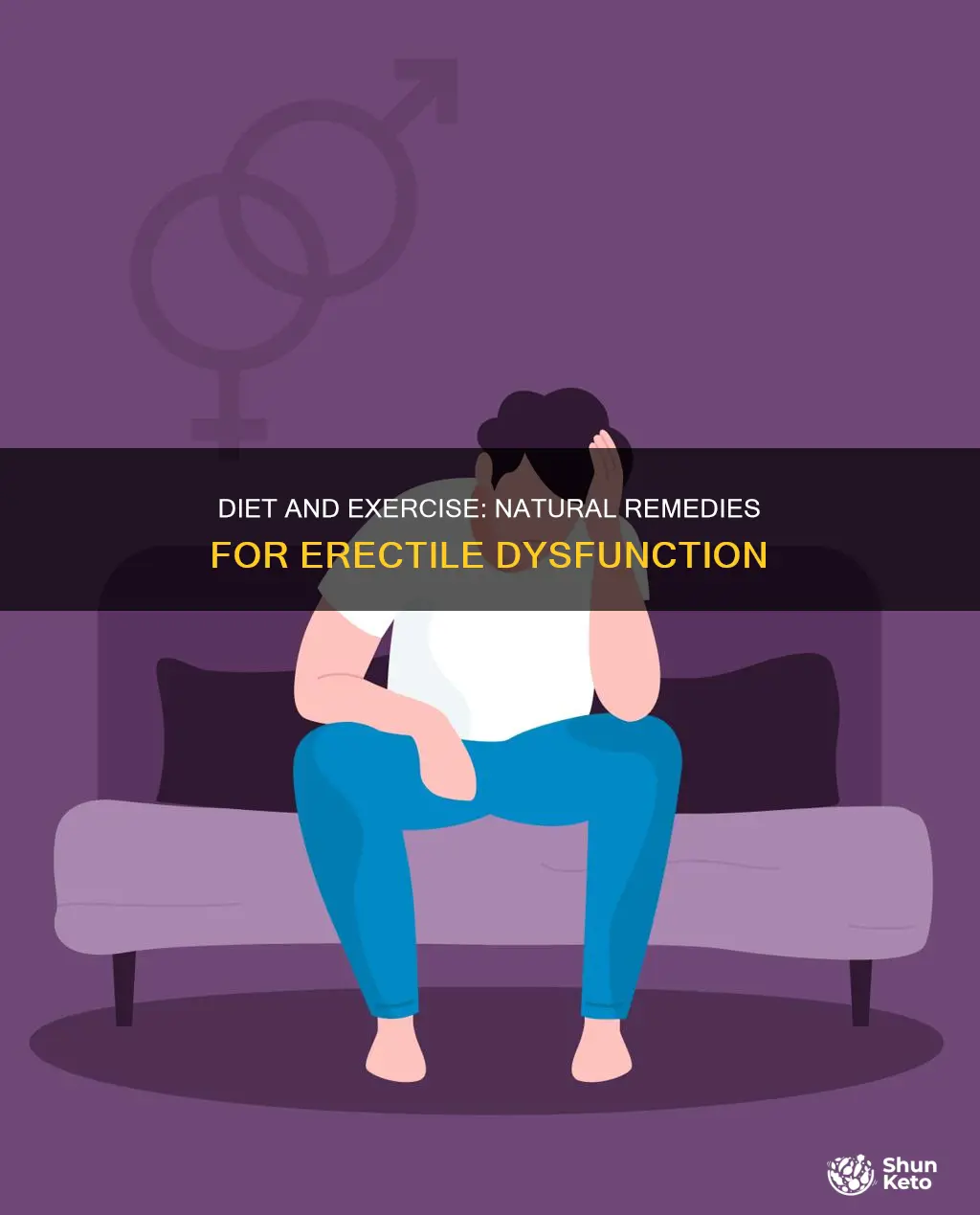 does diet and exercise help with erectile dysfunction