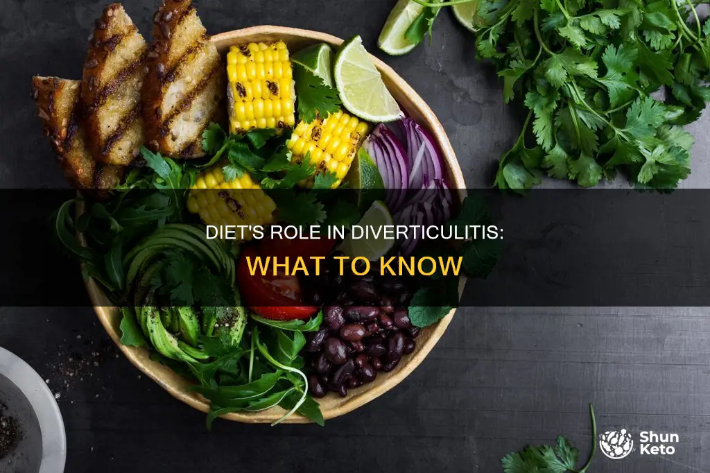 does diet cause diverticulitis