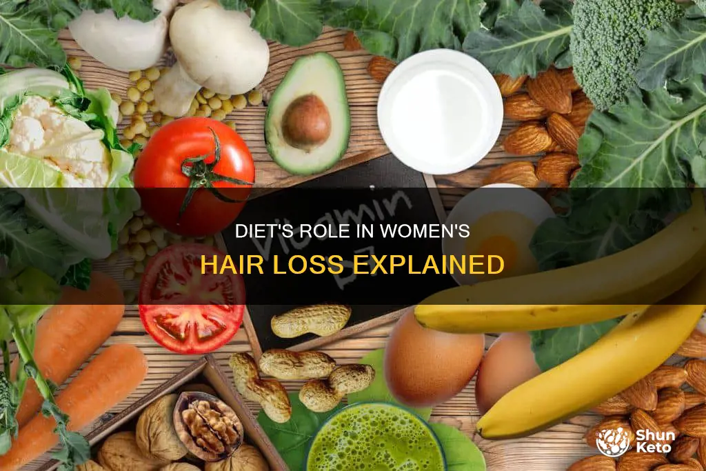 does diet cause women to lose hair