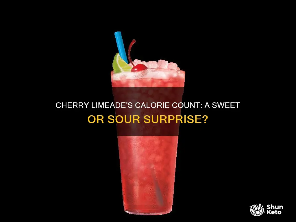 does diet cherry limeade have calories