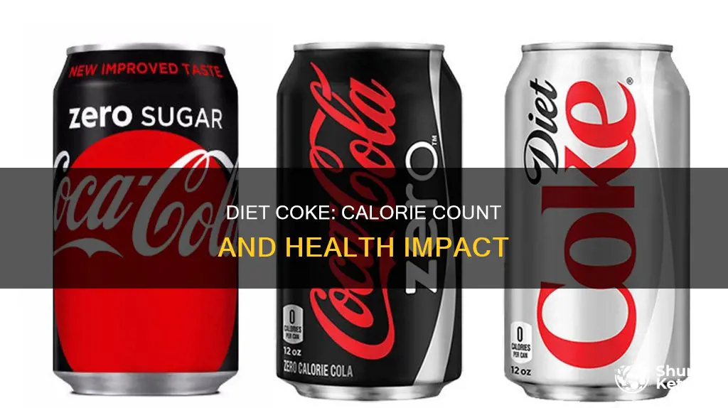 does diet coca cola have calories