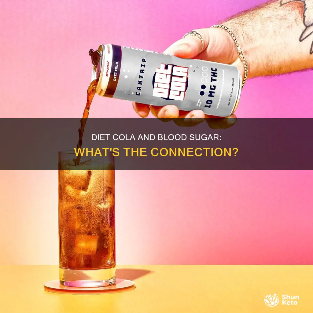 does diet cola raise blood sugar