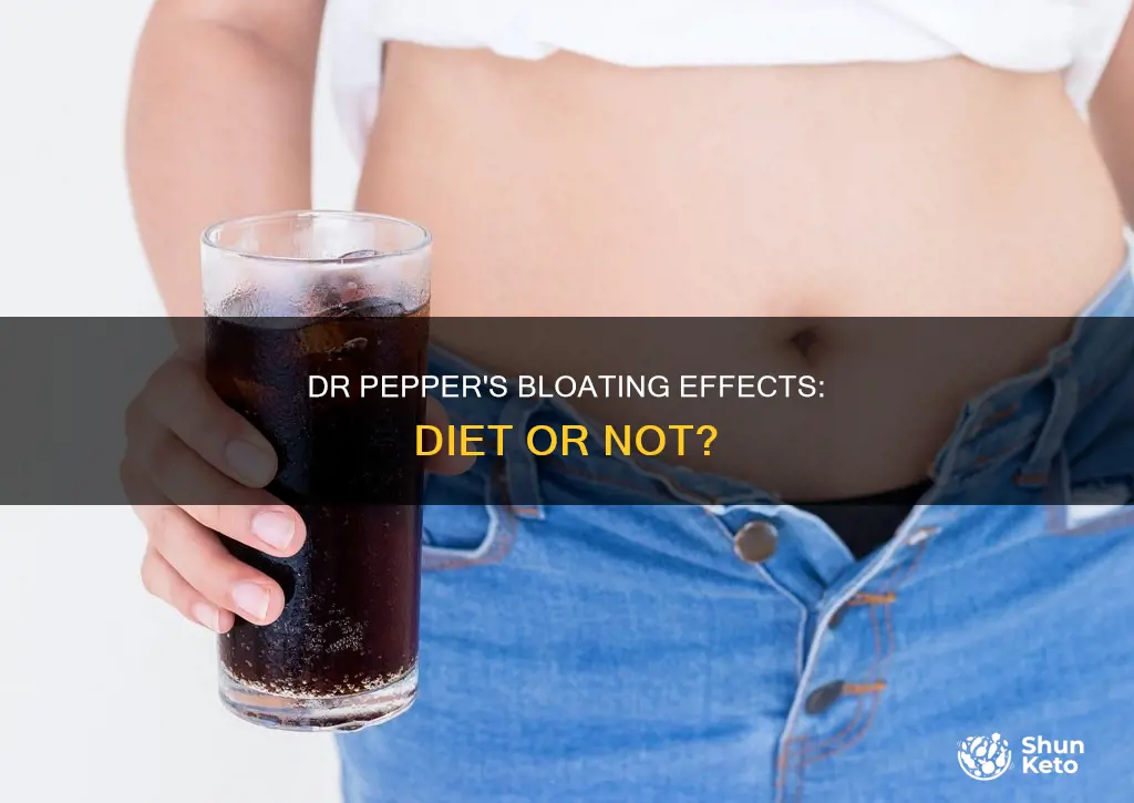 does diet dr pepper cause bloating