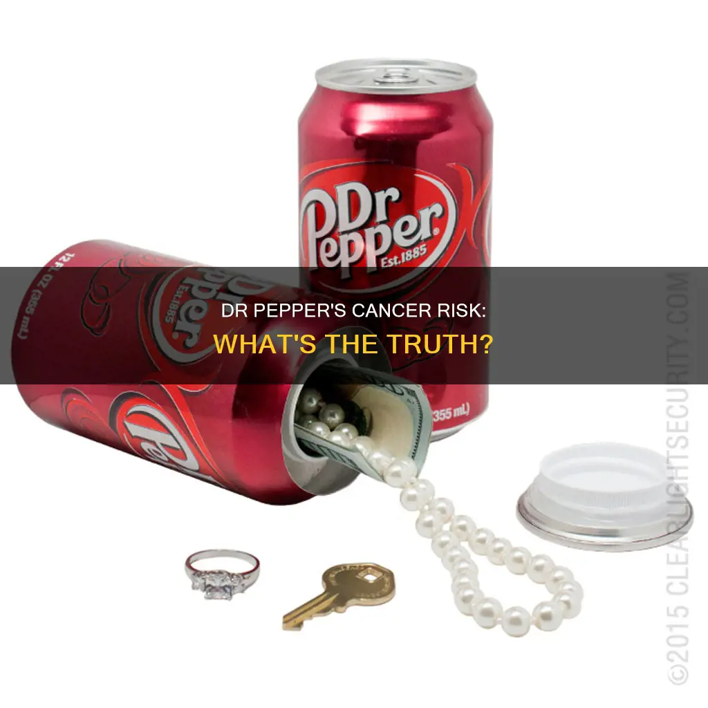 does diet dr pepper cause cancer