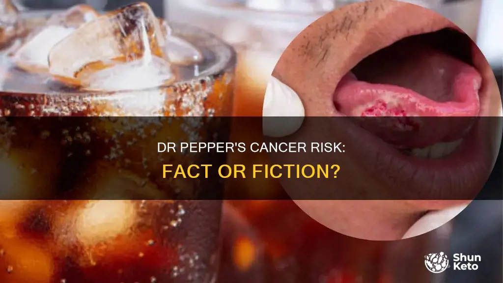 does diet dr pepper give you cancer