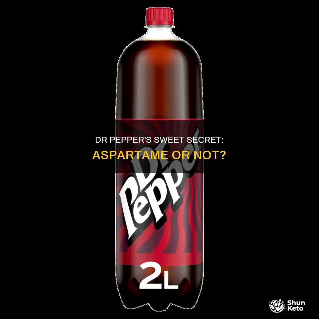 does diet dr pepper have apratamine