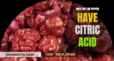 Dr Pepper's Diet: Citric Acid Mystery Solved