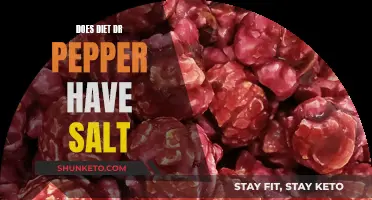 Diet Dr Pepper: Salty or Sweet?